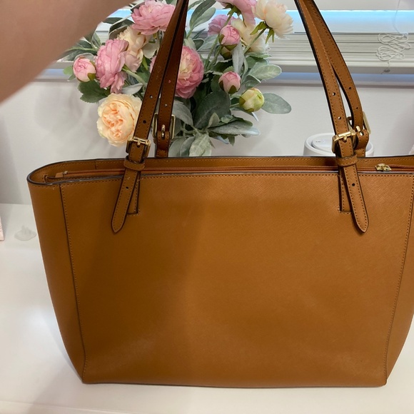 Tory Burch brown tote bag - Picture 4 of 12